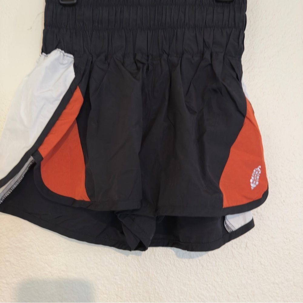Free People Movement The Way Home Short Black Burnt Orange Womens - Picture 4 of 8